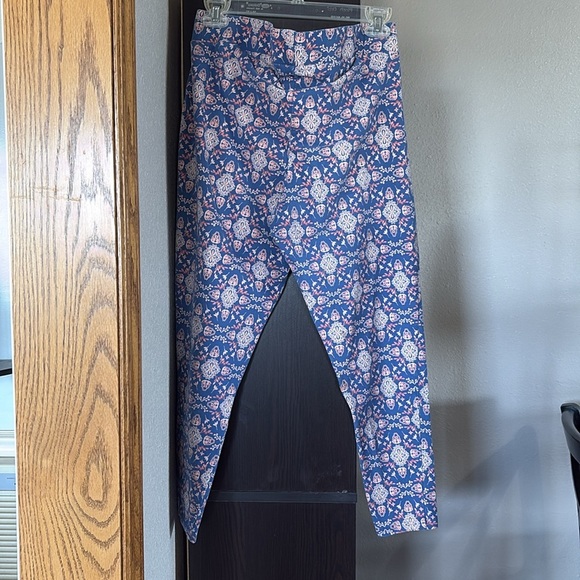 Torrid Size 2 (18-20) Pink and Blue Leggings - Picture 2 of 5